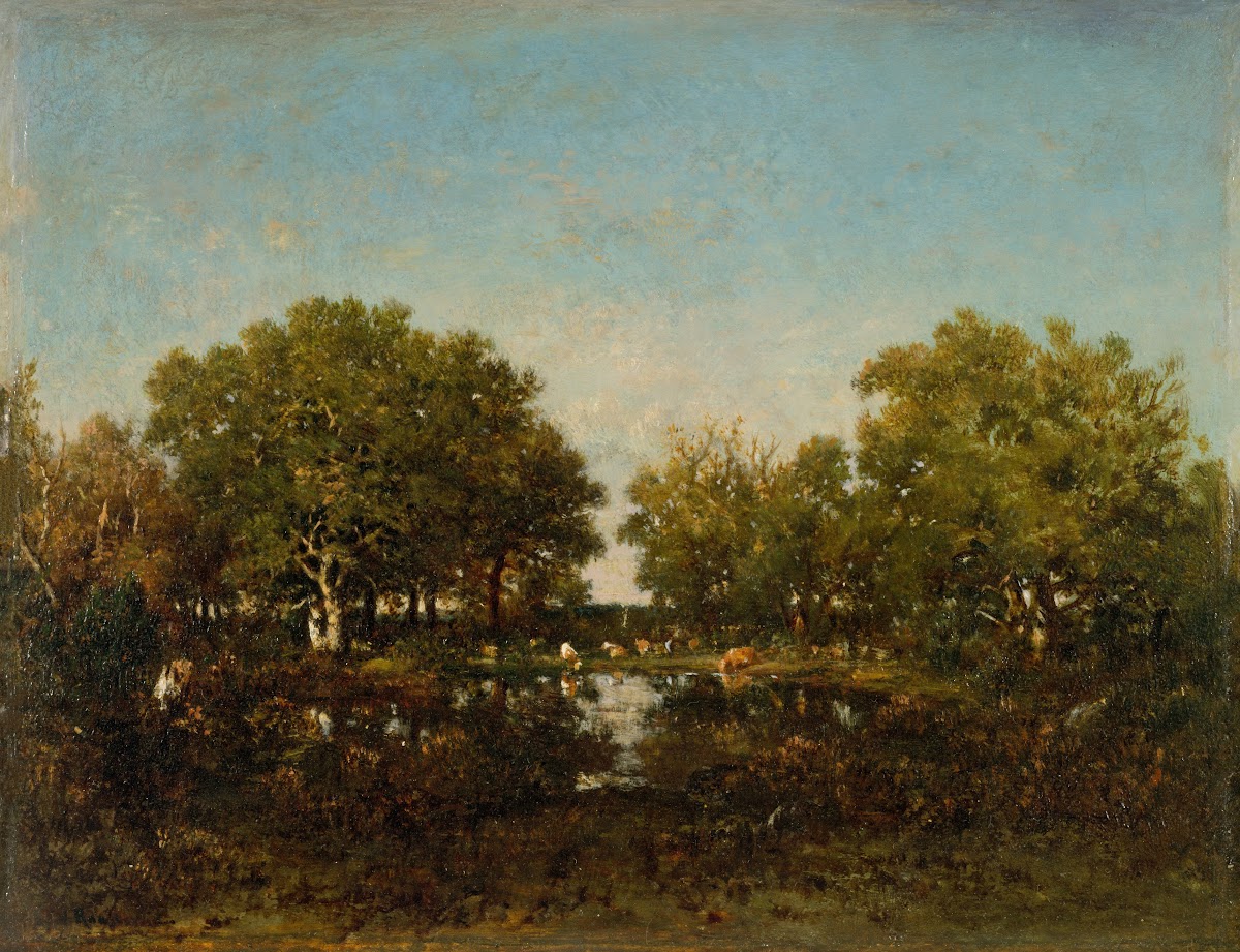 The Pool Memory of the Forest of Chambord 1839