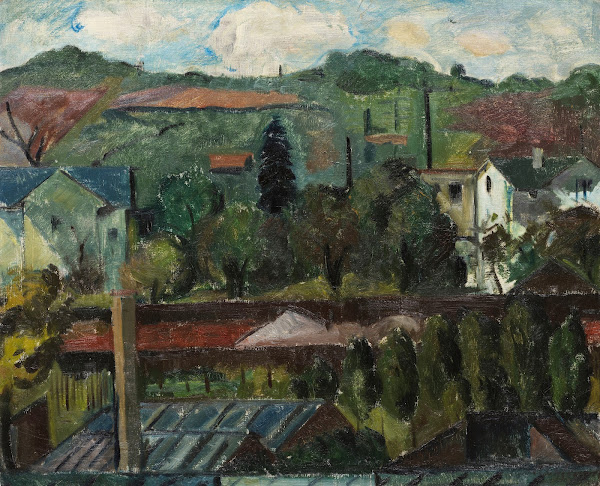 Ansicht der Gärtnerei beim Stuttgarter Pragfriedhof 1911 1913