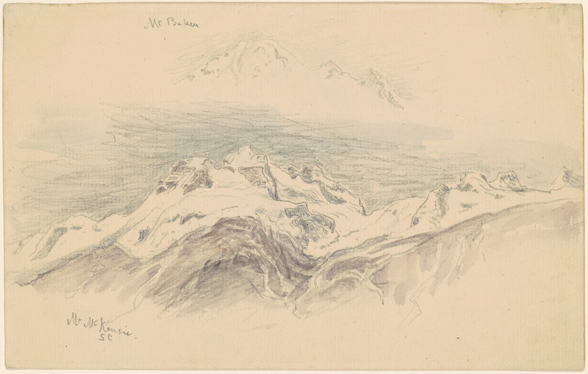 Mt Baker and Mt McKensie recto 1894