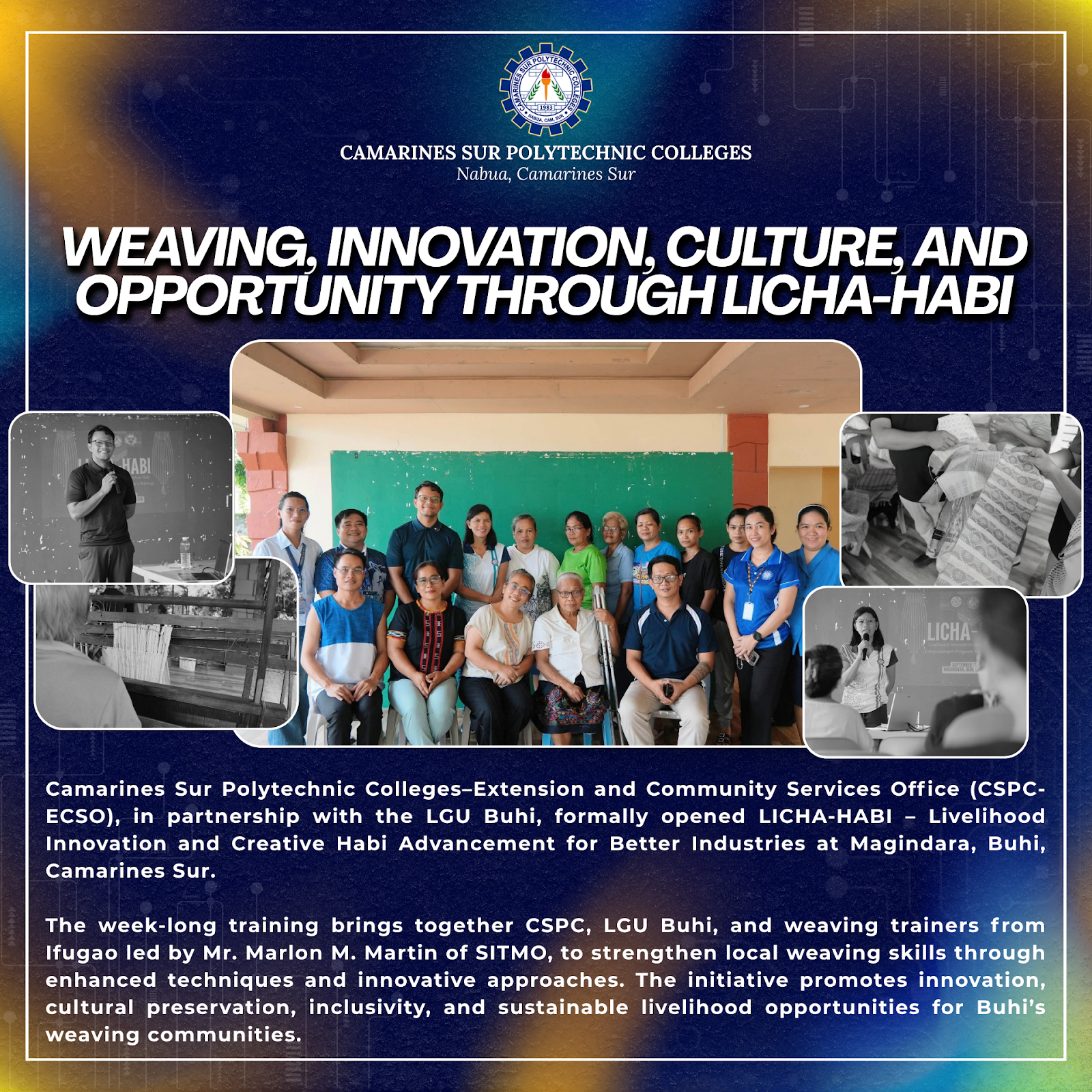 𝗪𝗘𝗔𝗩𝗜𝗡𝗚 𝗜𝗡𝗡𝗢𝗩𝗔𝗧𝗜𝗢𝗡, 𝗖𝗨𝗟𝗧𝗨𝗥𝗘, 𝗔𝗡𝗗 𝗢𝗣𝗣𝗢𝗥𝗧𝗨𝗡𝗜𝗧𝗬 𝗧𝗛𝗥𝗢𝗨𝗚𝗛 𝗟𝗜𝗖𝗛𝗔-𝗛𝗔𝗕𝗜