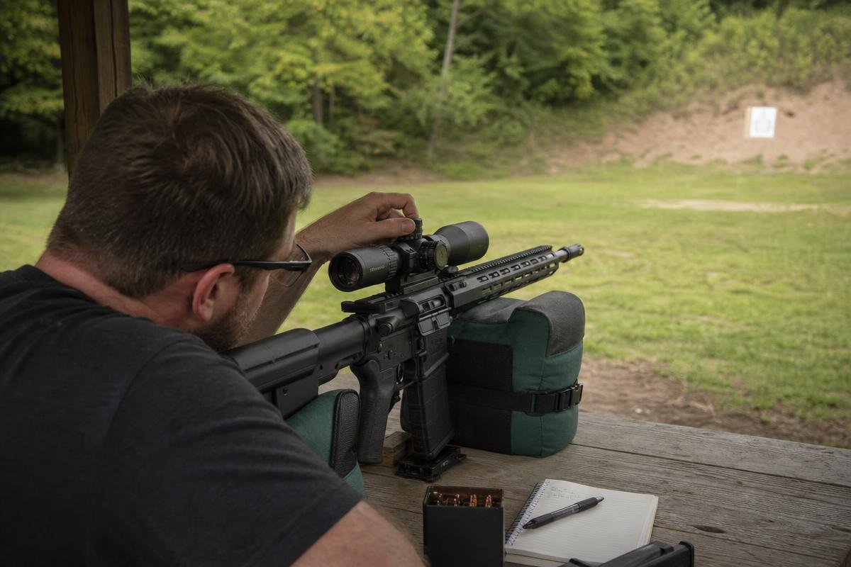 how to zero AR-15 step-by-step at the range