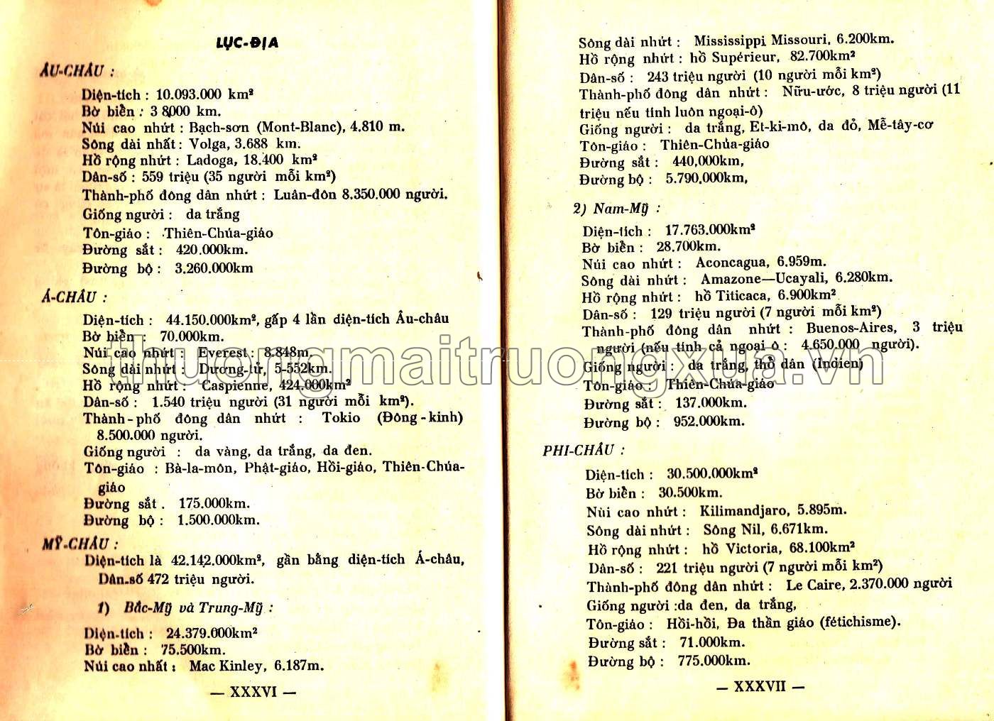 Em học địa lý lớp ba (1965) - Trang 74