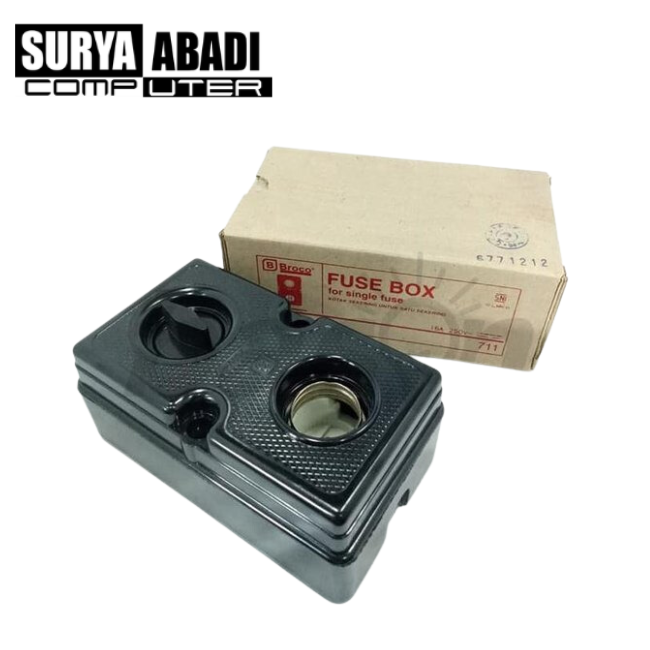 BROCO FUSE BOX SINGLE 711