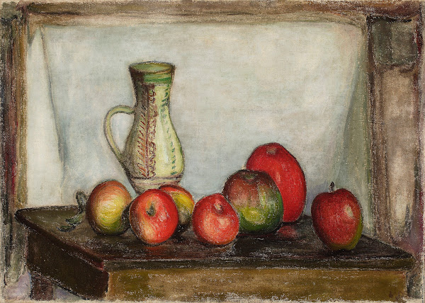 Still life  apples and a pitcher 1904