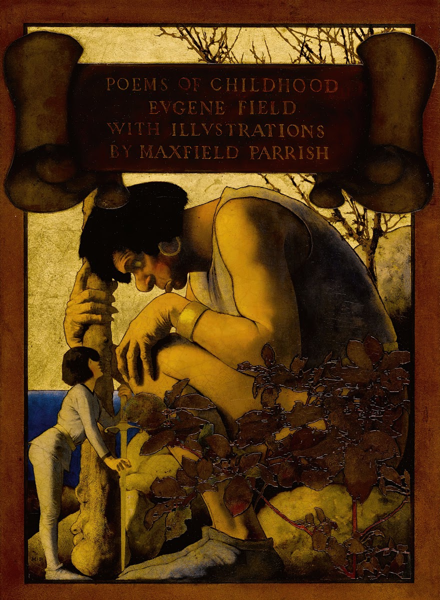 Giant With Jack At His Feet Poems Of Childhood 1904