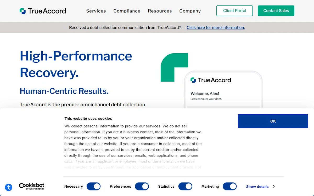 Captura de trueaccord.com