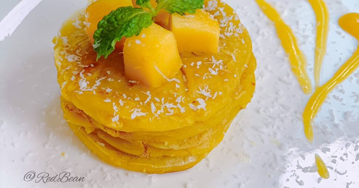 Pancake Xoài cho bé iu