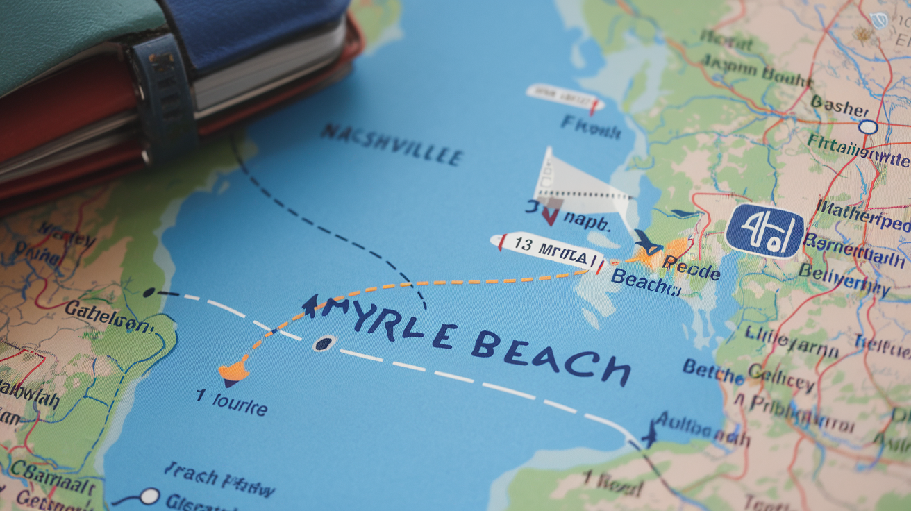 Flight Duration from Nashville to Myrtle Beach