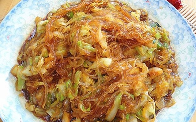 Miến Xào Bắp Cải