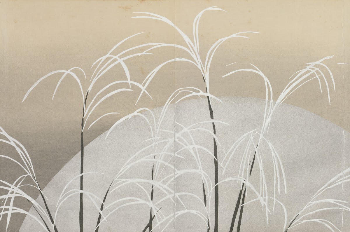Pampas Grass in Moonlight Obana ni tsuki 1909 1910