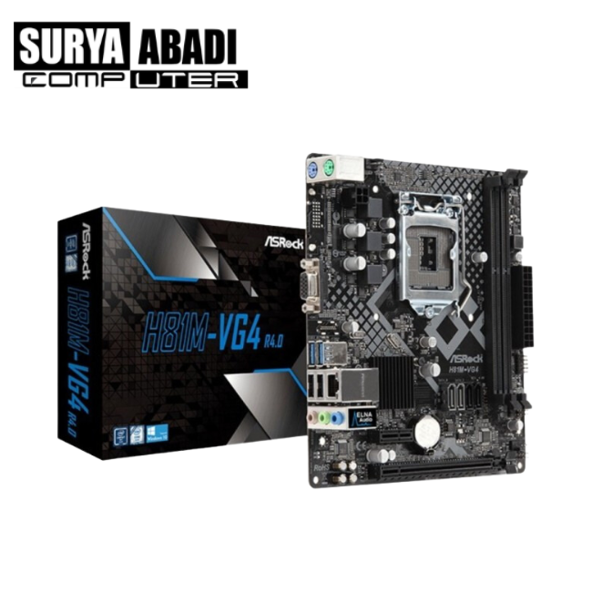 MOTHERBOARD ASROCK H81M-VG4