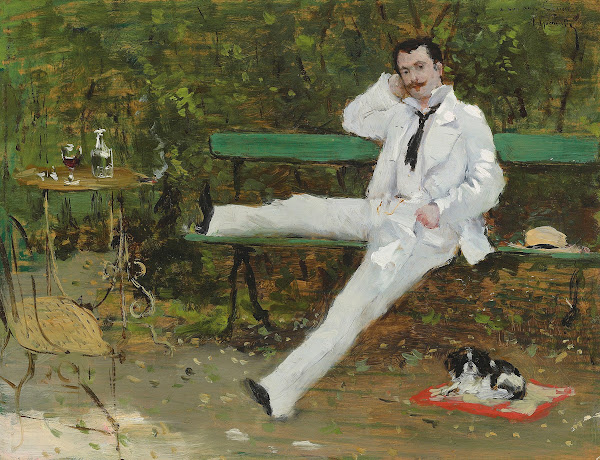 Dans le jardin circa 1876