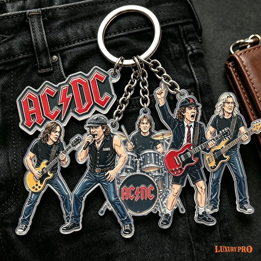 Multi-pendant Acrylic Keychain