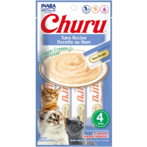 Puré para gato Inaba™ Churu™ sabor atún 56 g, 4 piezas