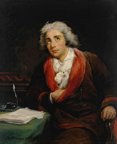 Portrait of the poet André Chénier 1762 1794 1825