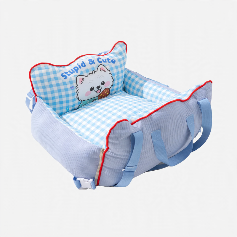 Pet car seat, breathable, various sizes