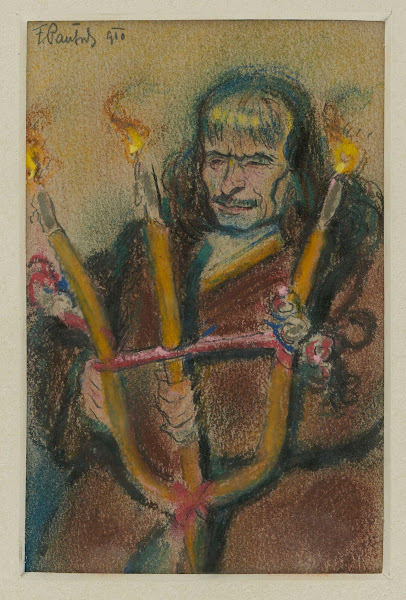 Peasant With A Candlestick 1911