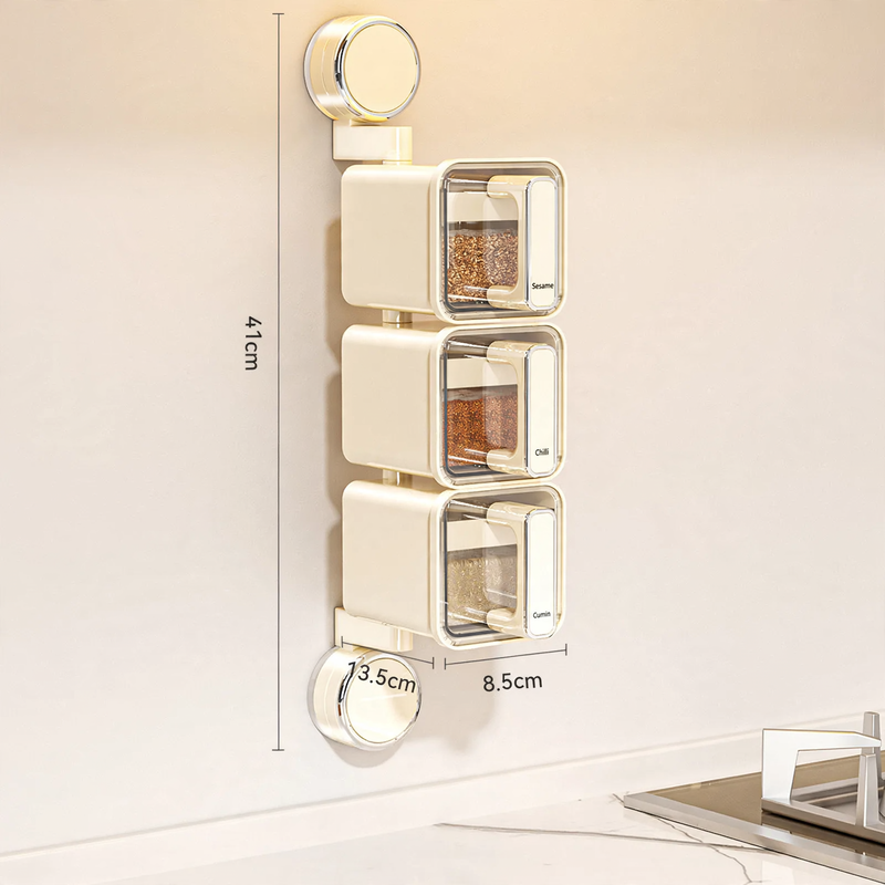 Rotating Spice Box with Suction Cup