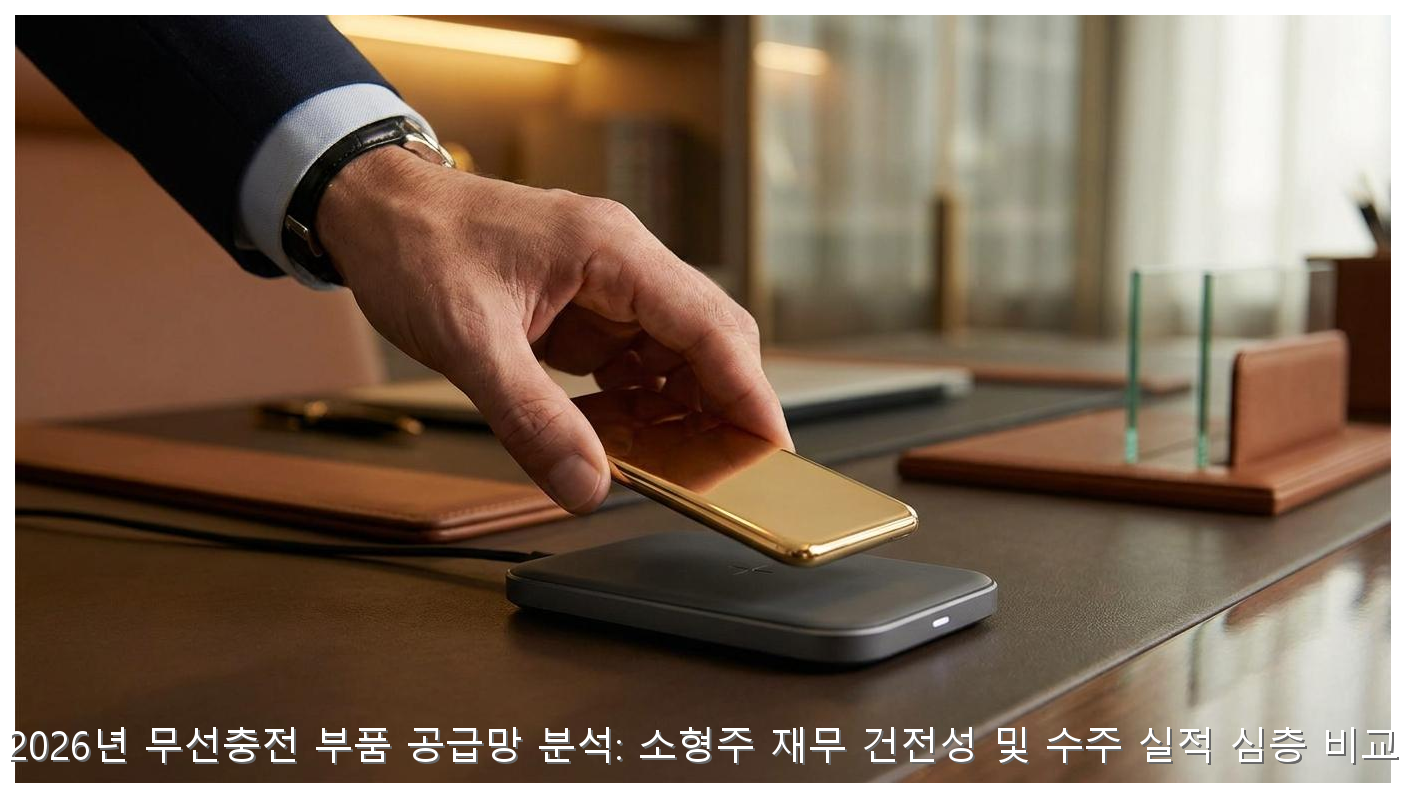 2026년 무선충전 부품 공급망 분석: 소형주 재무 건전성 및 수주 실적 심층 비교 핵심 안내 및 분석 인포그래픽 (2)