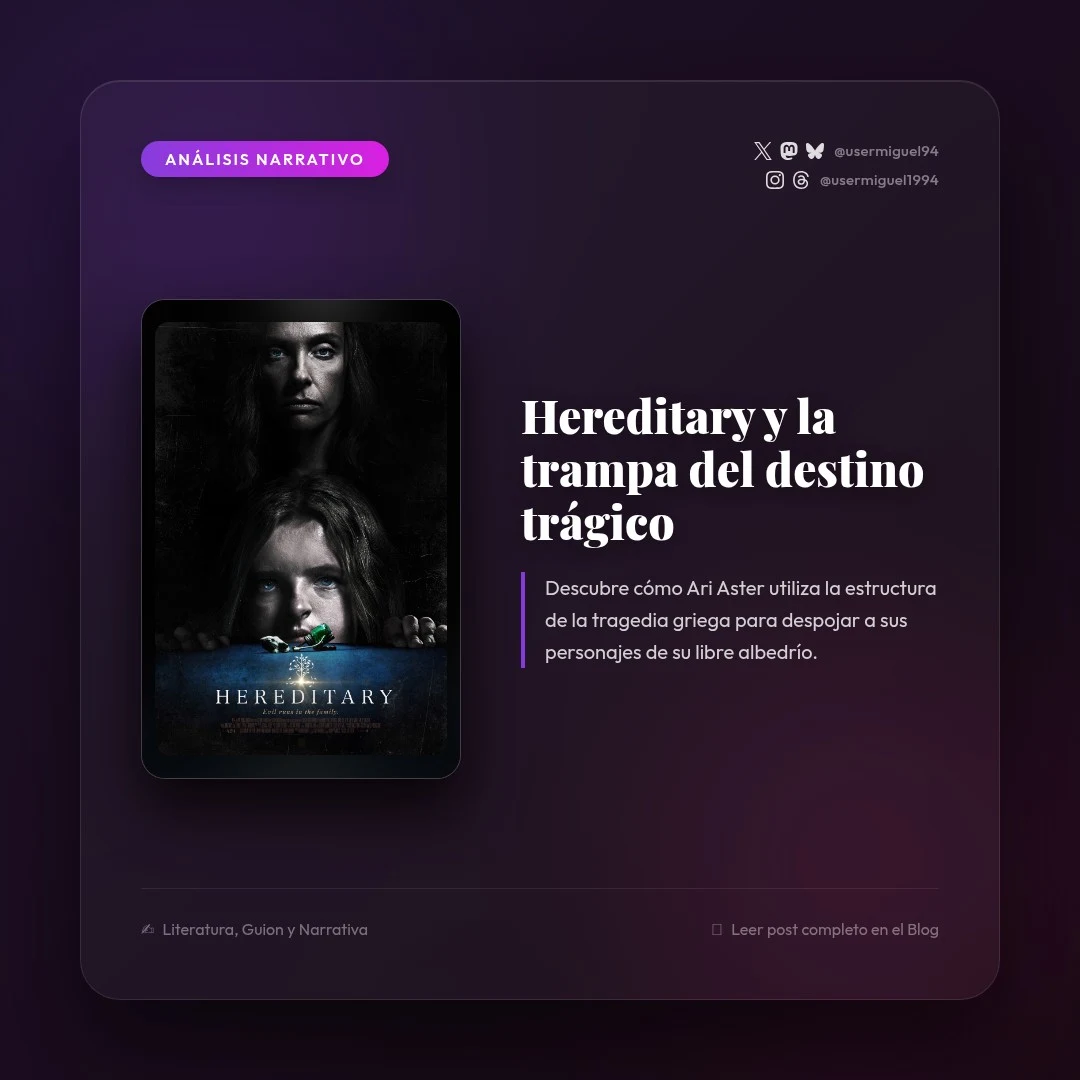 Hereditary y el terror de la tragedia griega sin escape