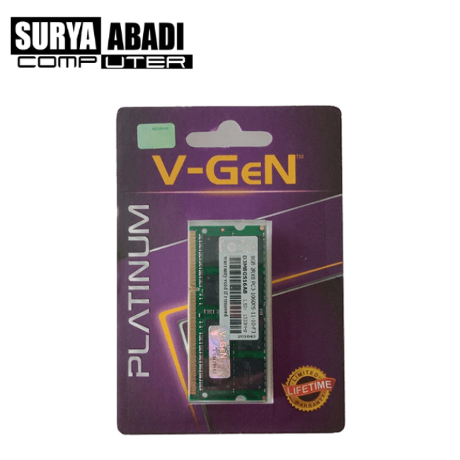MEMORY V GEN SODIMM DDR 3 8 GB PC 12800 - 10600