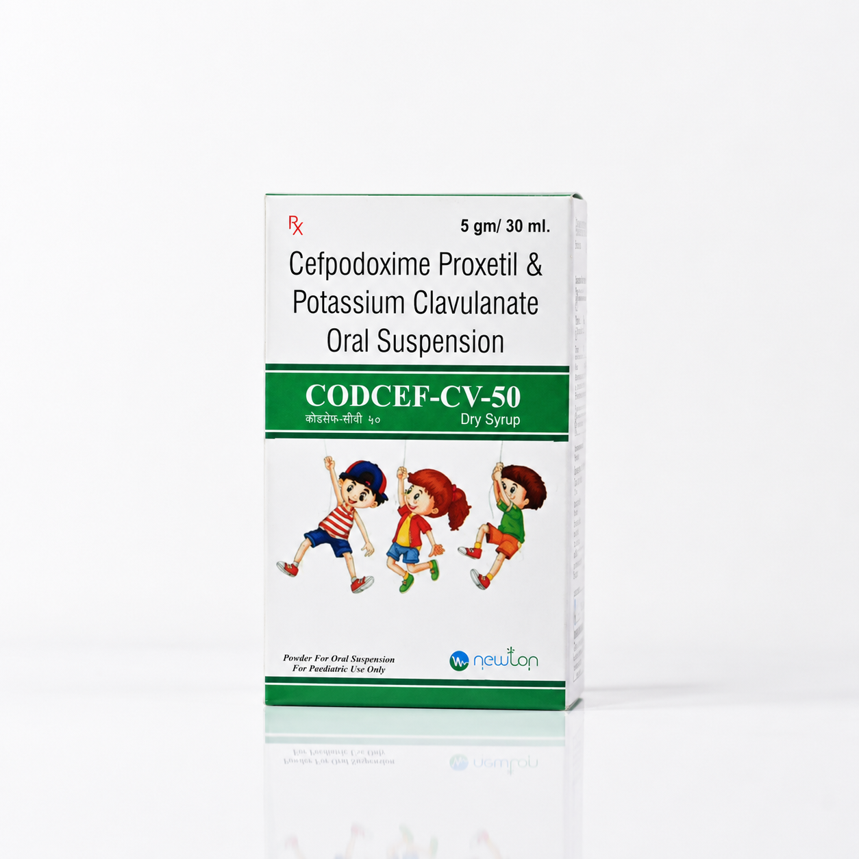 CODCEF CV-50 D/S — Cefpodoxime (Anhydrous) 50mg+Clavulanic Acid (31.25mg)