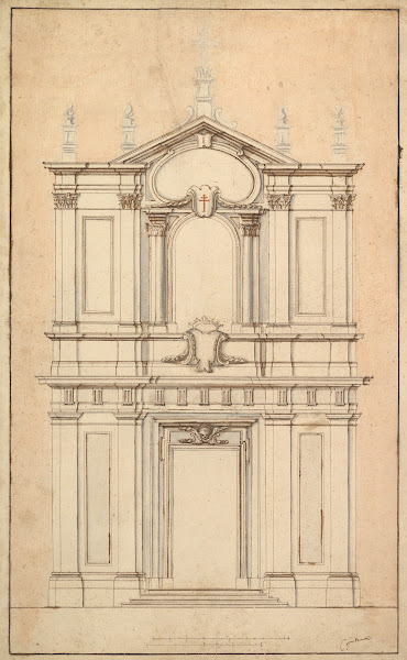 Design for the Façade of Santi Faustino e Giovita Rome 16521725