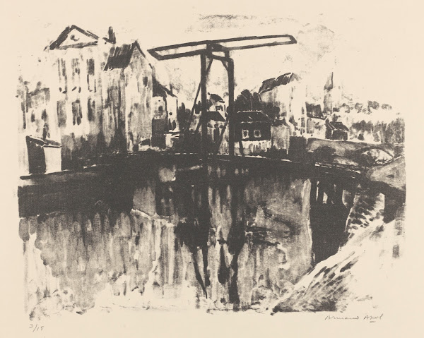 Pont basculant dans une ville 20th Century