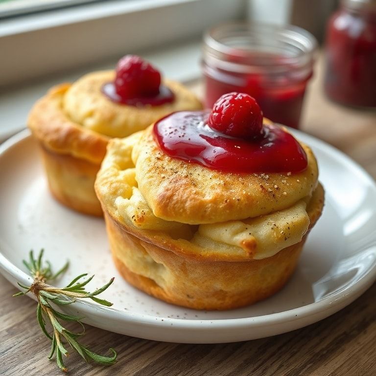 Easy Creamy Cheese Cruffins with Raspberry Jam – Quick & Delicious Breakfast Treat