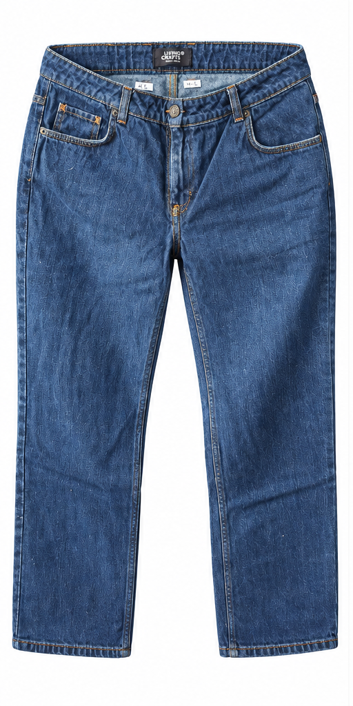Blugi si Pantaloni - Blugi bărbați Living Crafts albaștri M/L
