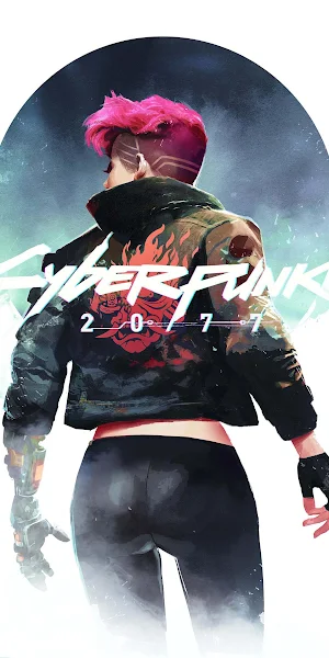 Cyberpunk 2077, Simple Background, Futuristic, White Background, Artwork 4K Wallpaper Background