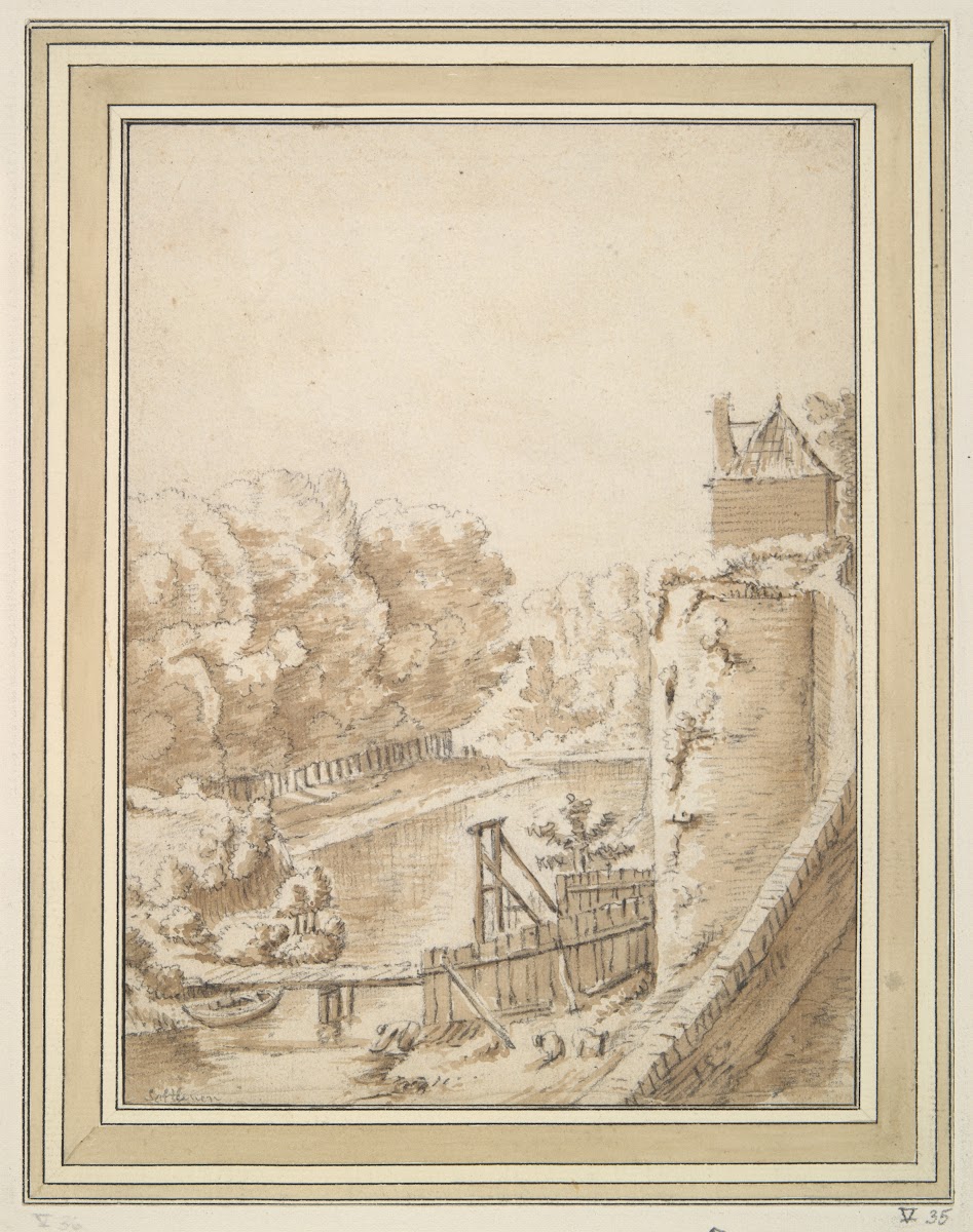 A Moat near aCastle 17thcentury