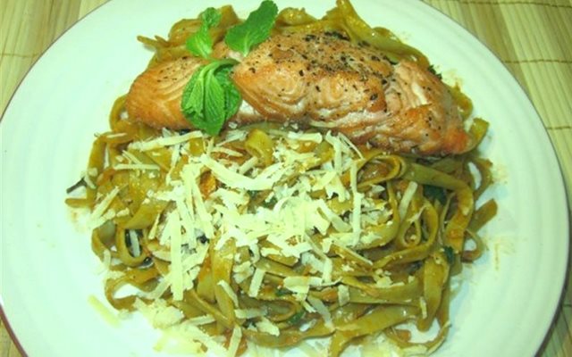 Spaghetti Cá Hồi