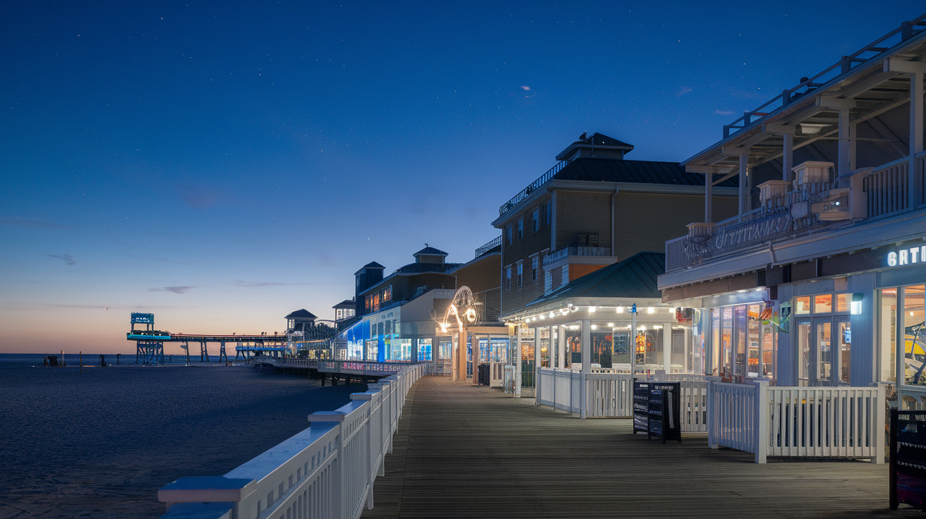 Distance from Surfside Beach SC to Myrtle Beach Boardwalk