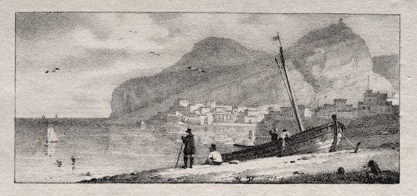 View of a Seaport 1800s