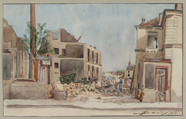 Le Percement De La Rue De La Convention Prise Du 155 Rue Blomet À Travers Les Ru
