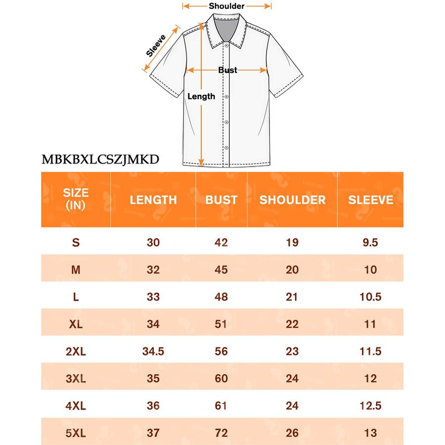 AOP MBK Brazilian Collar Shirt with Bamboo Style Linen Pockets