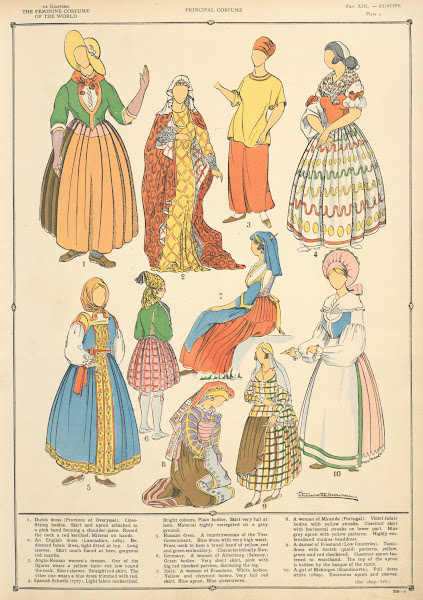 Europe  Principal costume 1926 1927