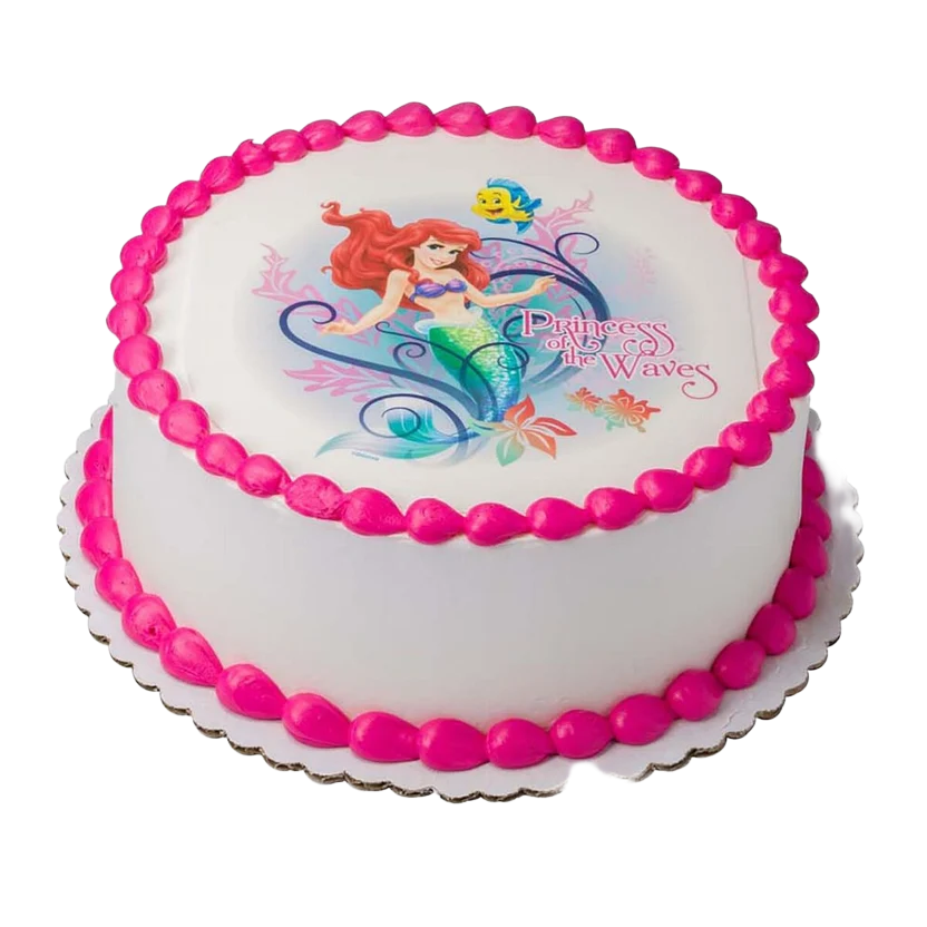Princess Ariel Photo Cake CB-NC269
