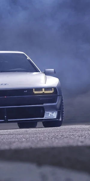 Hyundai N Vision 74, Concept Cars, Electric Car, Smoke Background, Vehicle 5K Wallpaper Background