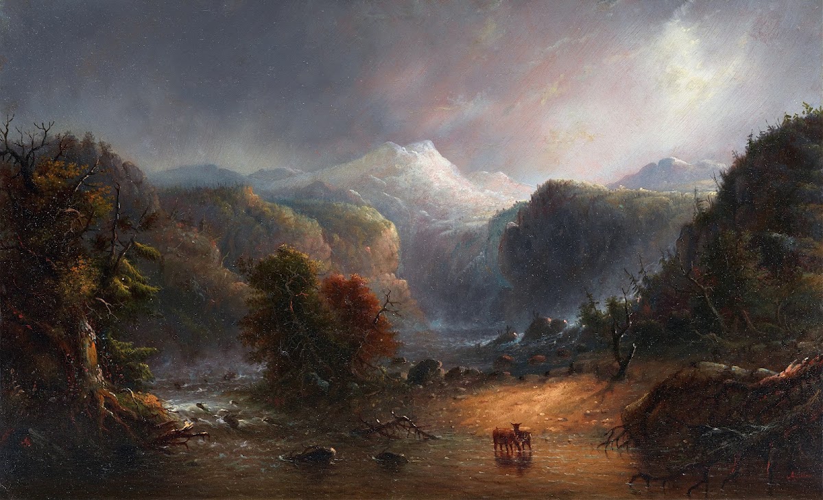 Where the Clouds Love to Rest c 1850