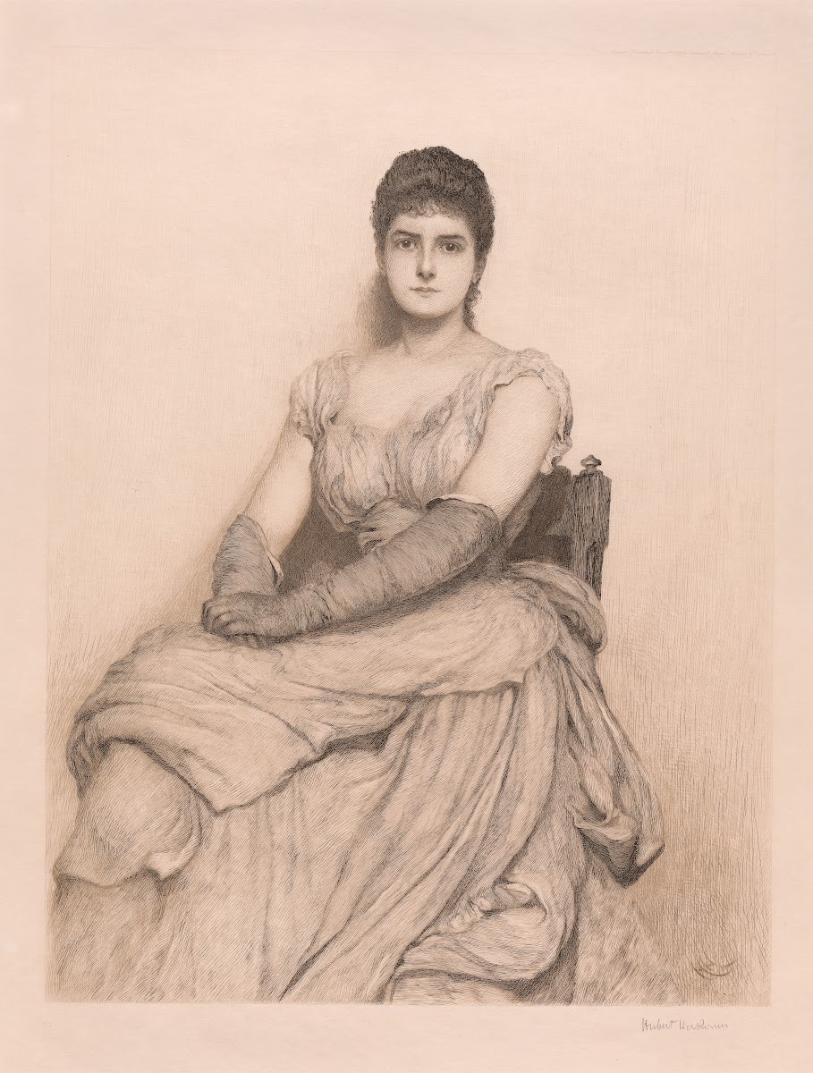 The Lady in White ca 1885