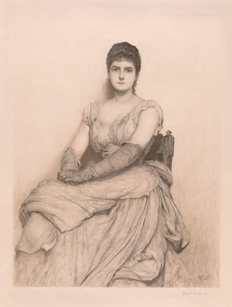 The Lady in White ca 1885
