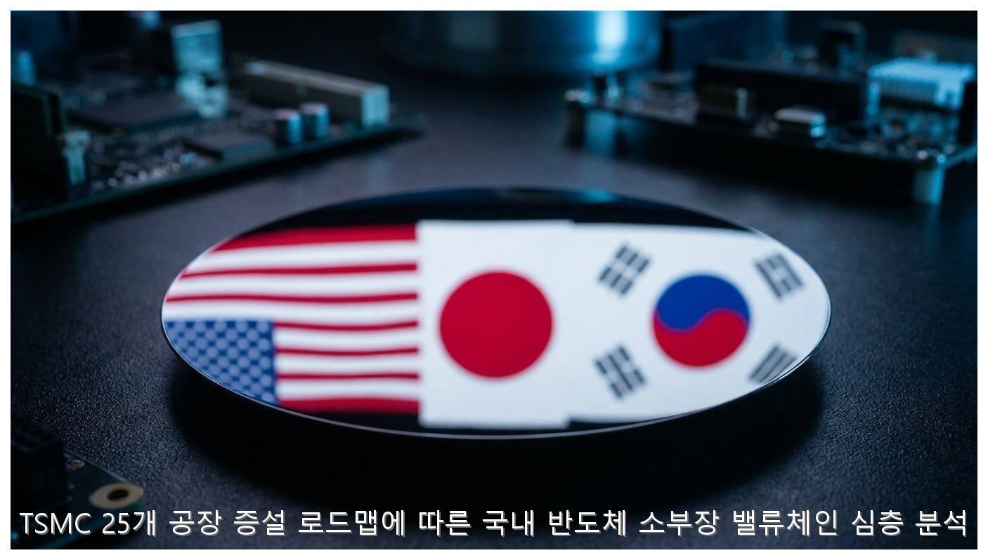 TSMC 25개 공장 증설 로드맵에 따른 국내 반도체 소부장 밸류체인 심층 분석 핵심 안내 및 분석 인포그래픽 (7)