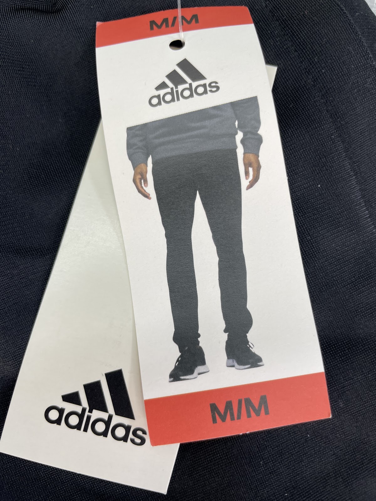 Adidas Mens Jogger Black M #076