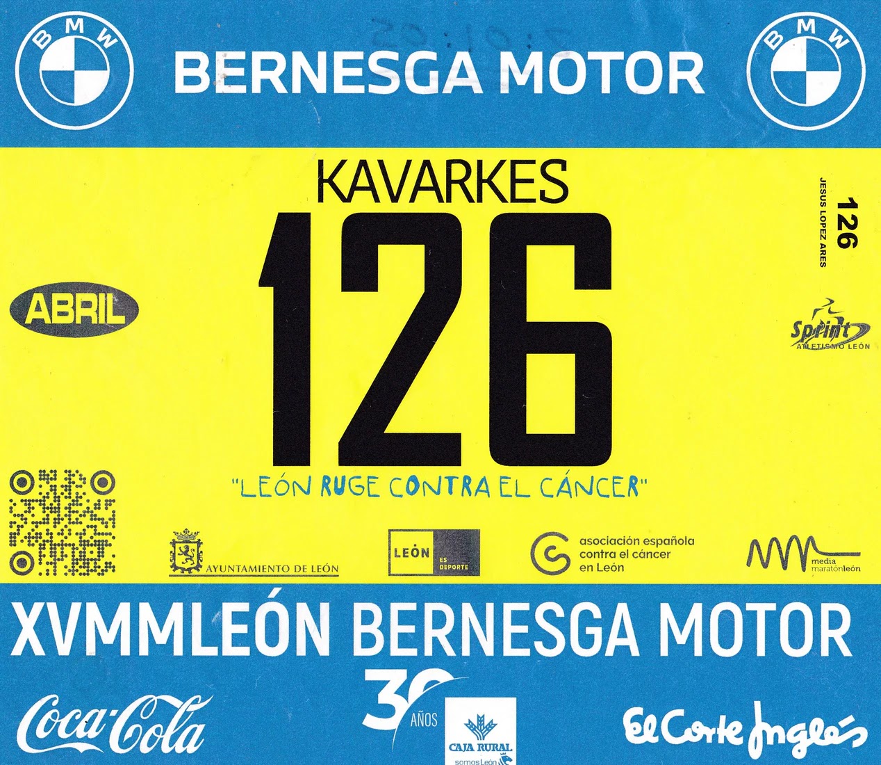 Dorsal de MM Leon