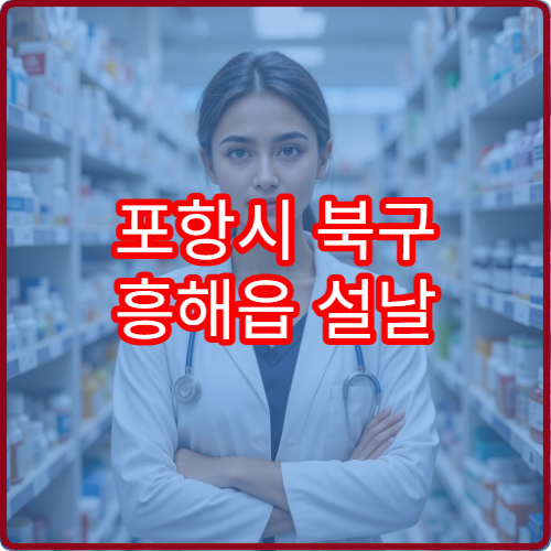 포항시 북구 흥해읍 설날 연휴 문 여는 약국·비상 당직약국 한눈에 보기