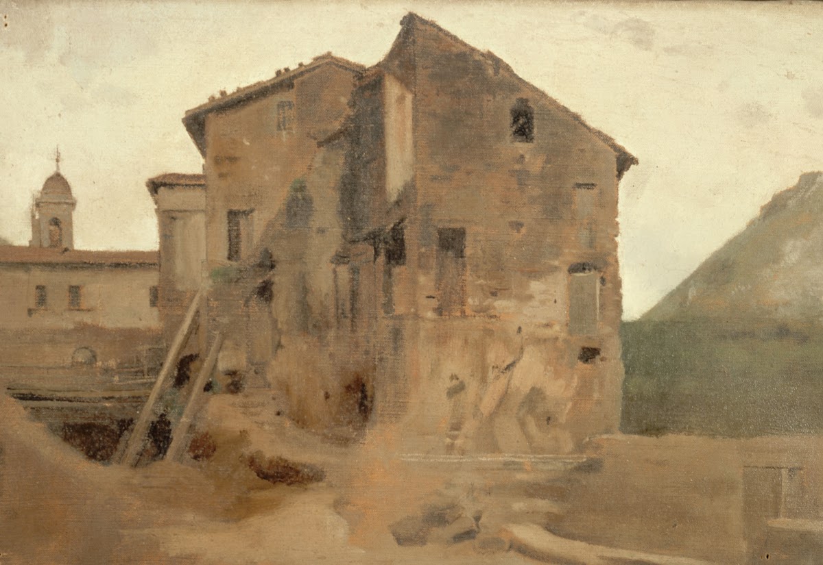 Masure dans la campagne de Rome 1859 1864