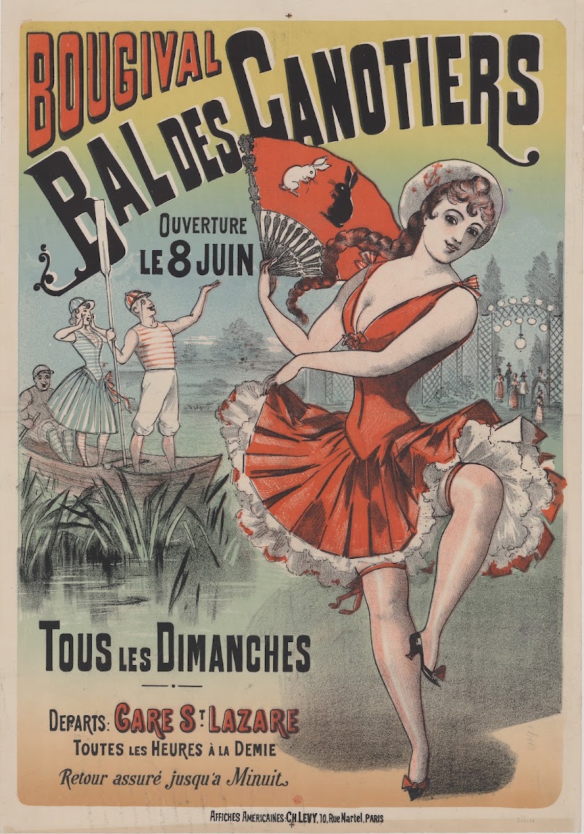 Bougival Bal des canotiers Ouverture le 8 juin Tous les dimanches 1888 1894