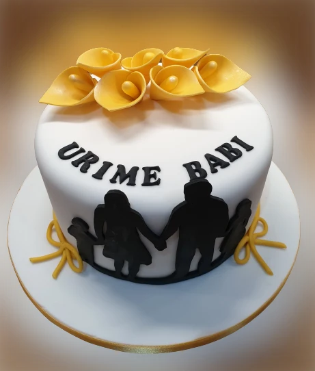 Urime Babi Birthday Cake CB-NC507